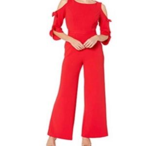 Red special occasion pantsuit/jumpsuit